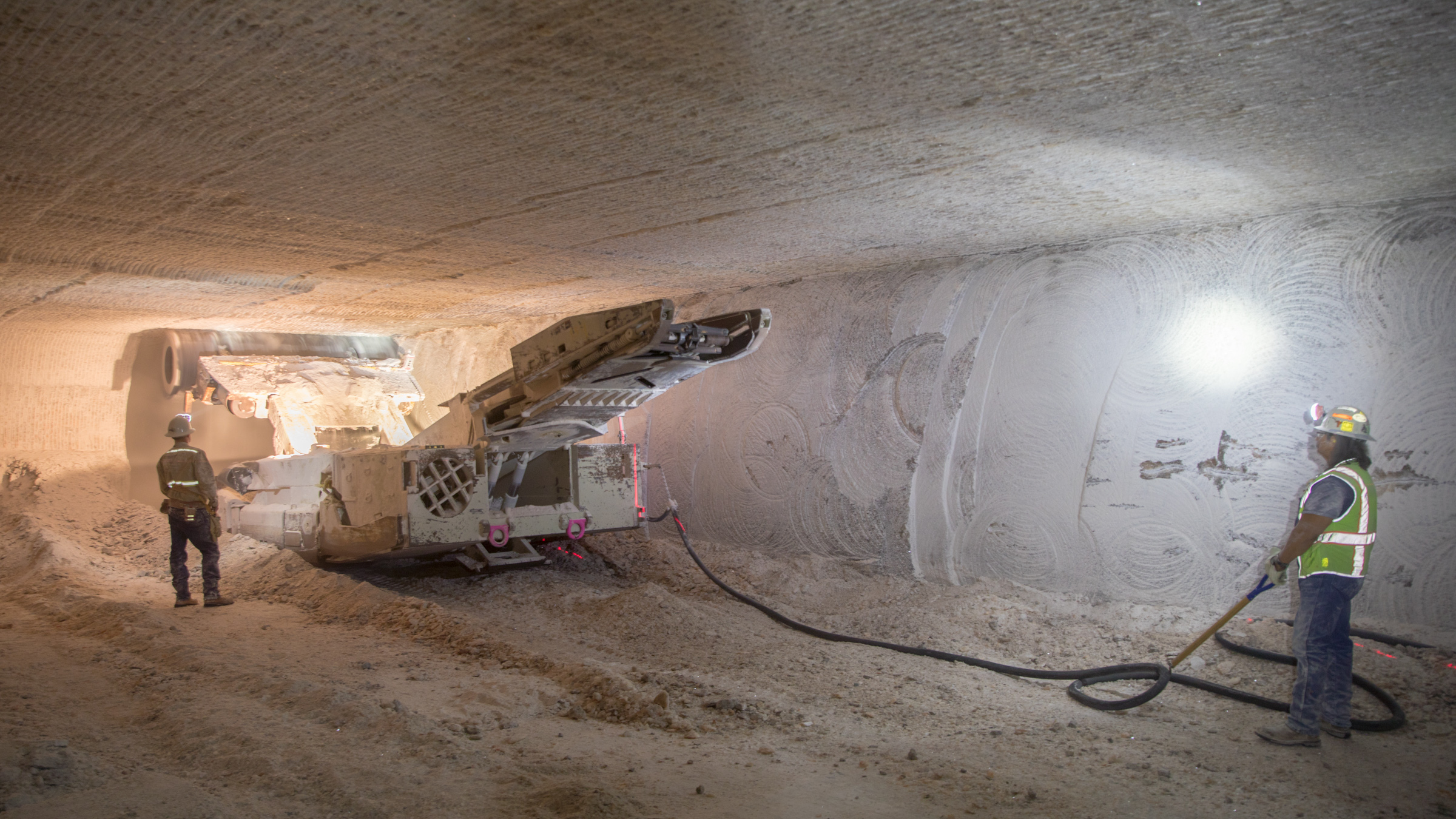 Miners using a miner machine